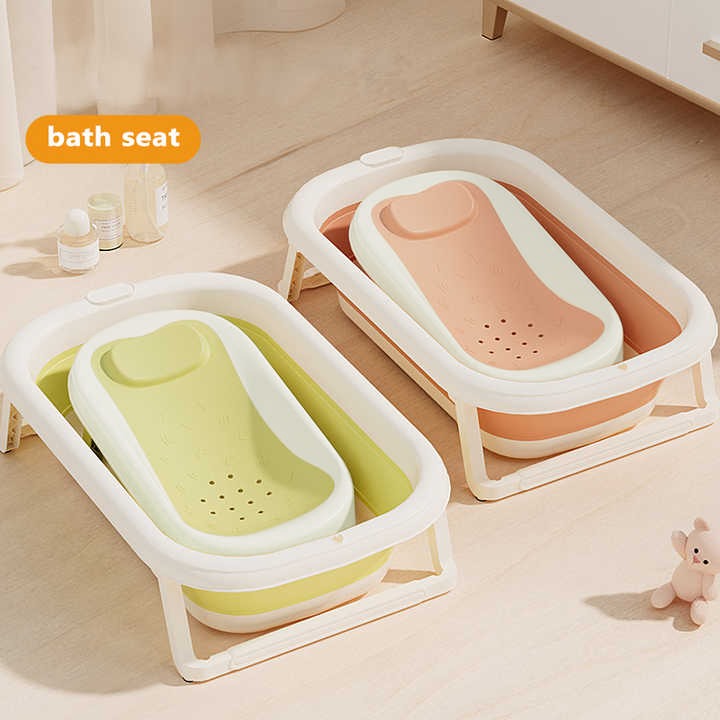 Safe and Secure Newborn Bathtub with Anti-Slip Design and Baby Bath Su
