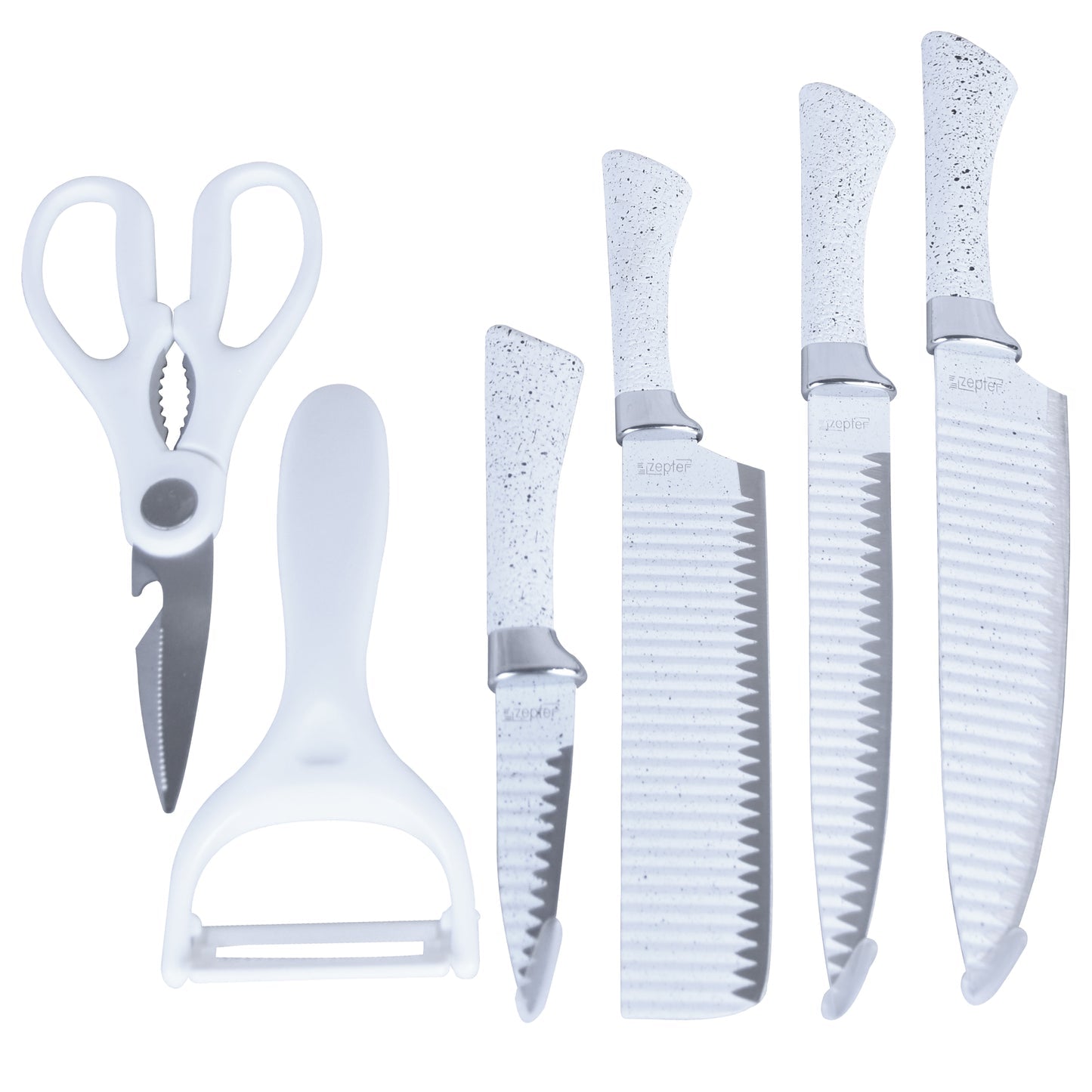 Non-Stick Coated 6 Pcs Knife Set