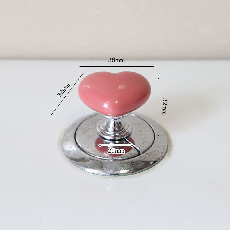 Size Toilet Tank Push Button.