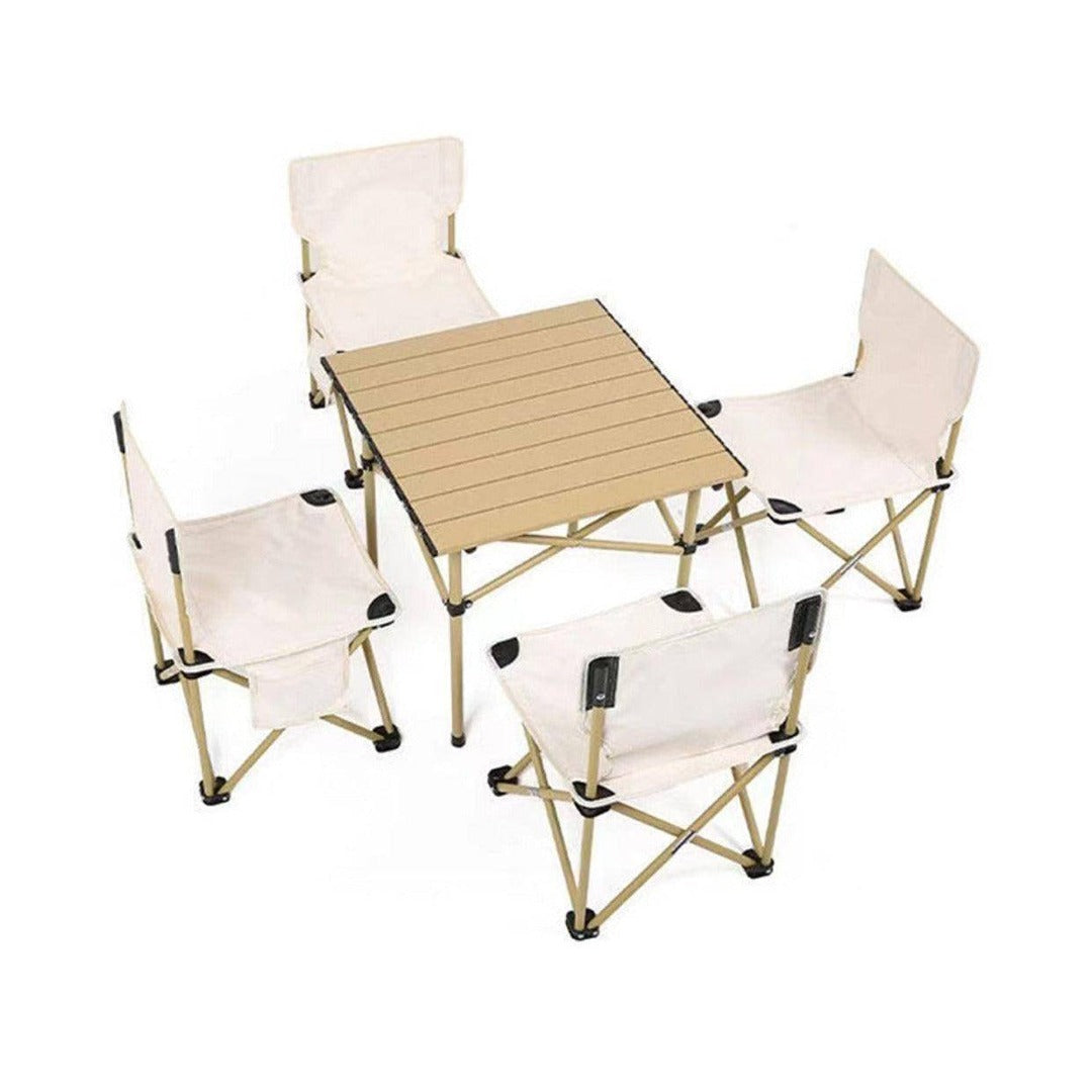 Outdoor Folding Camping Table and Chair Set.