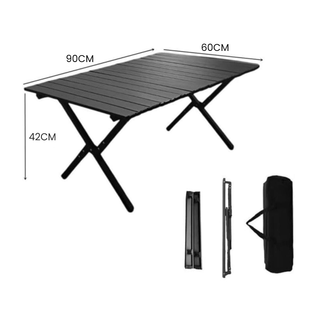 Size Of Outdoor Portable Camping Folding Table.