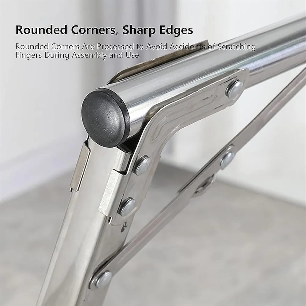 Part Details Of Foldable Cloth Drying Rack.