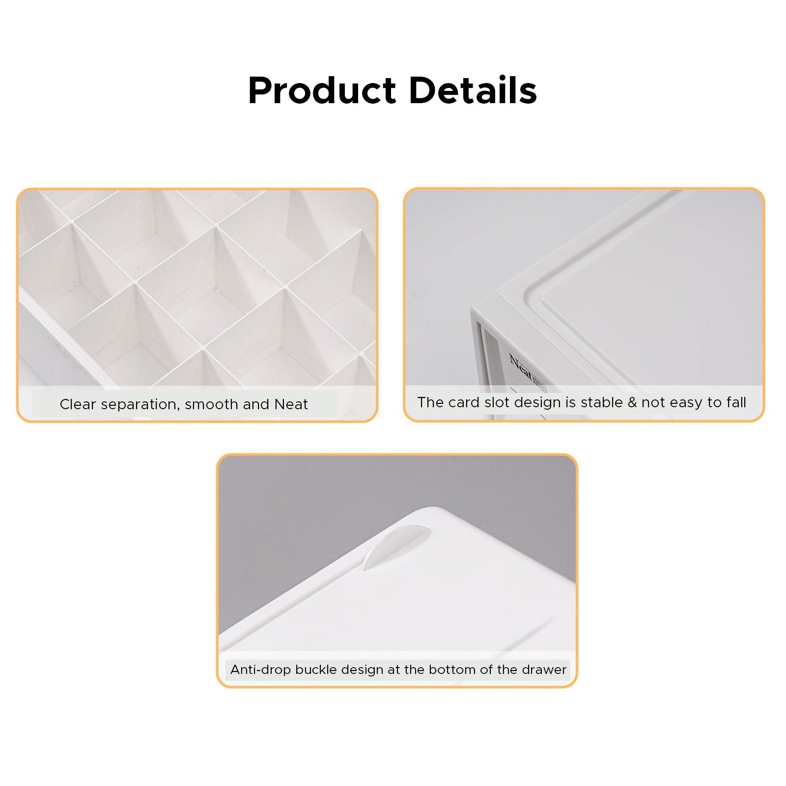 Product Details Of Drawer Type Wardrobe Organizer Box.