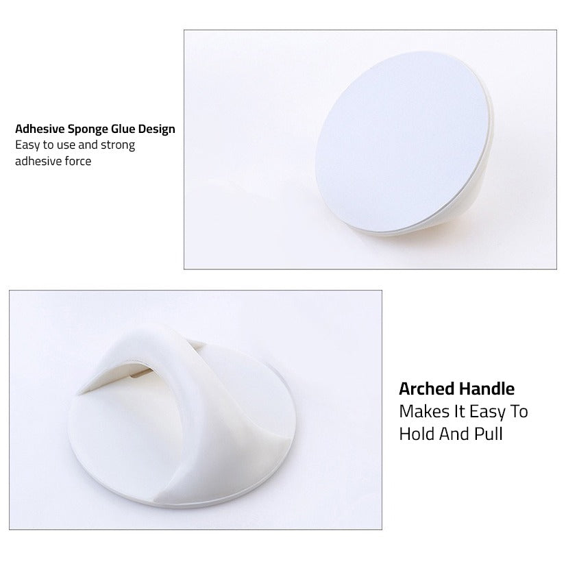 Multi-functional Door Handle in White Color.