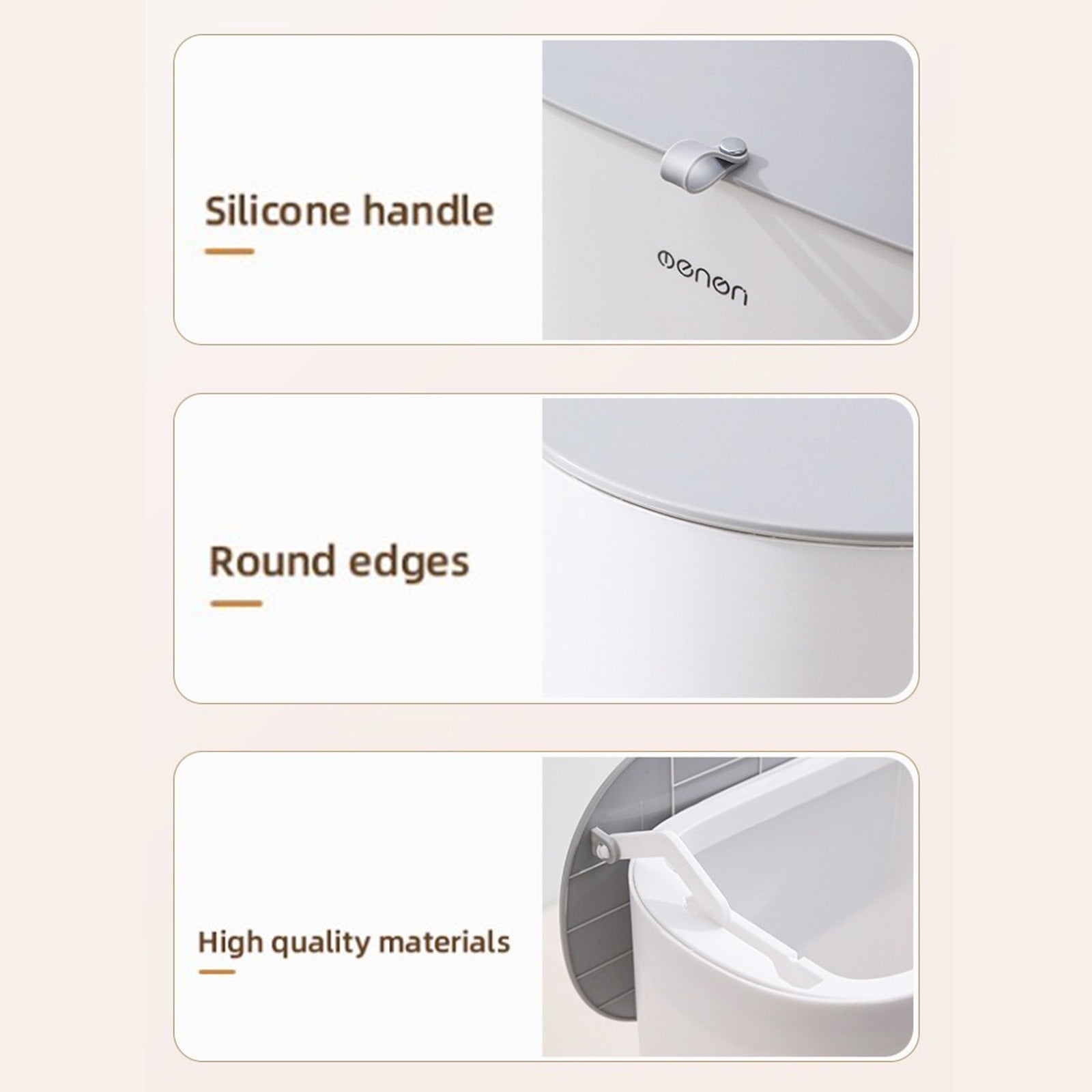 Parts Of Kitchen Garbage Bin.