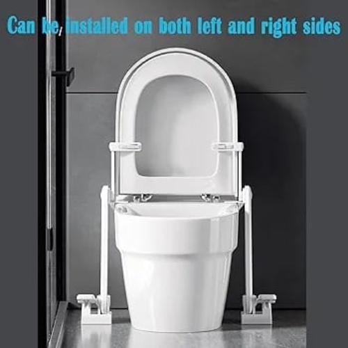 Pedal Type Toilet Lid Lifter is Attached On the Both Side Of Toilet.