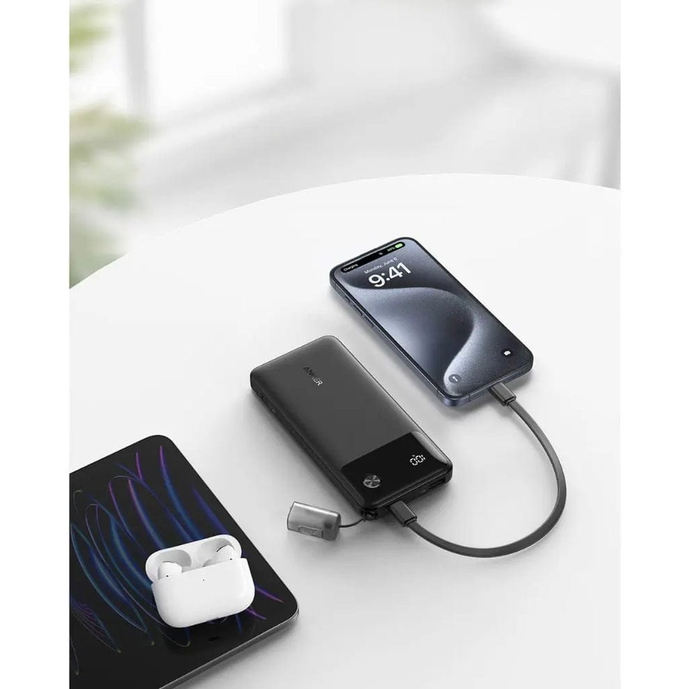 Mobile Phone is Connected to ANKER Pocket Sized Power Boost.
