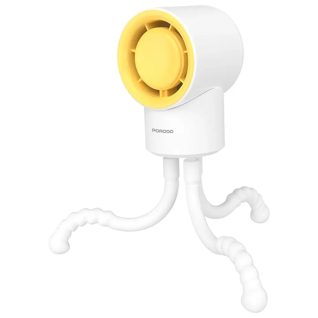 Porodo CoolFlex Mini Handheld Fan on a white background