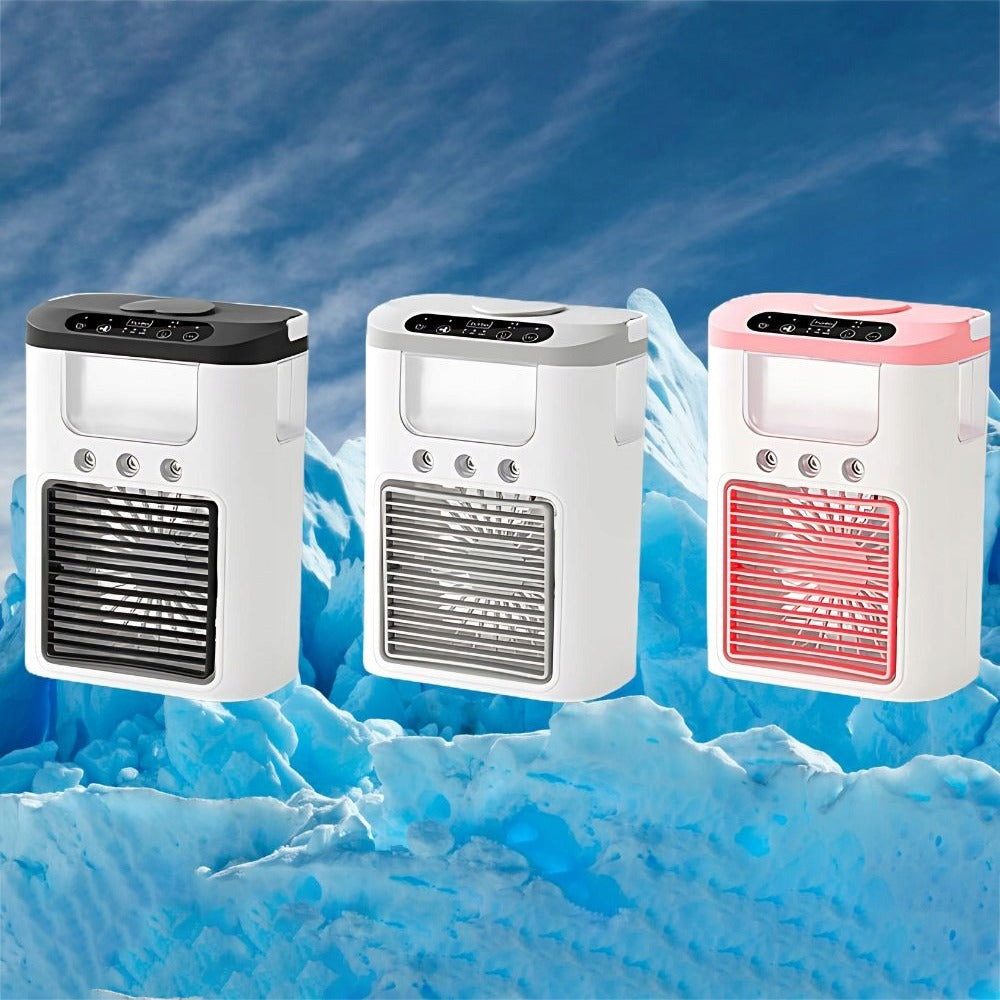 3 Colors Of Portable Air Cooler Fan.