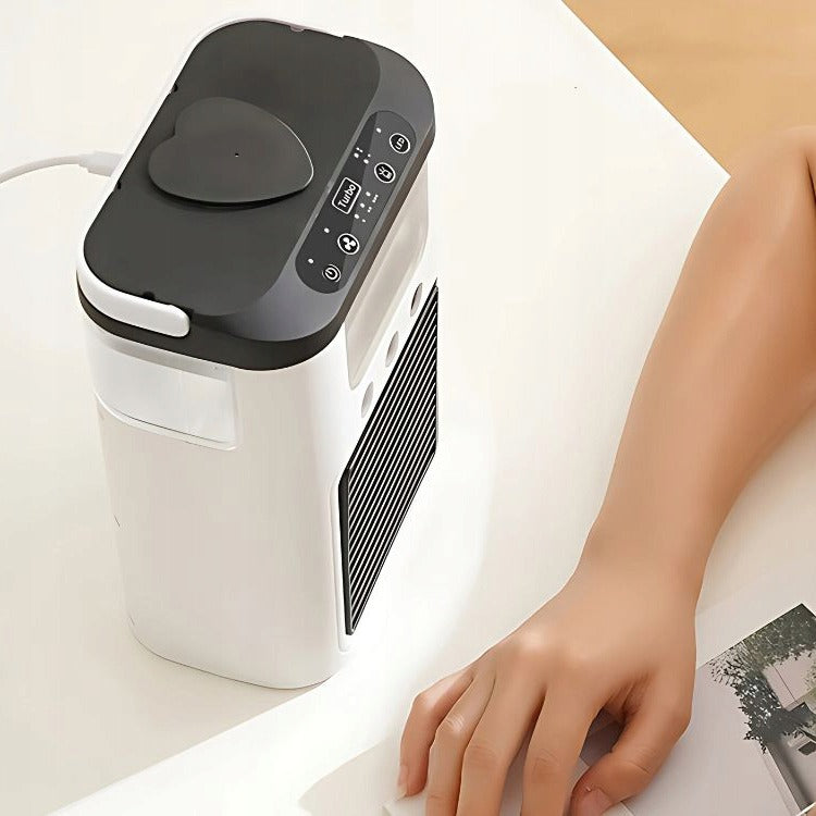 A Portable Air Cooler Fan.