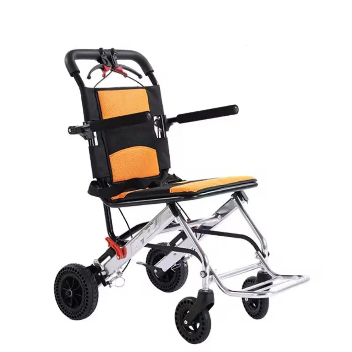 Portable Folding Travel Wheelchair.