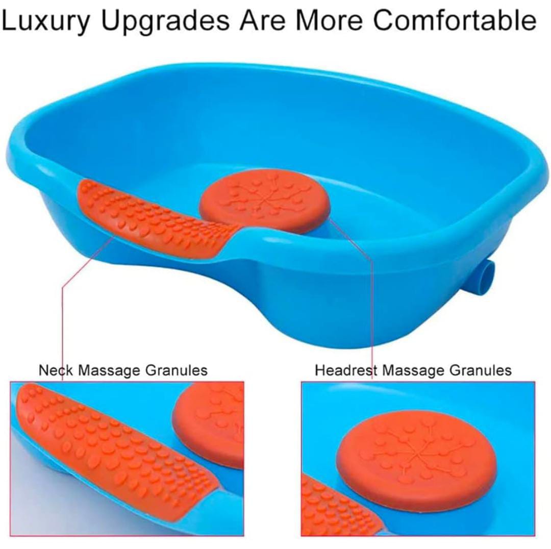 Parts Of Portable Hair Wash Basin Tub.