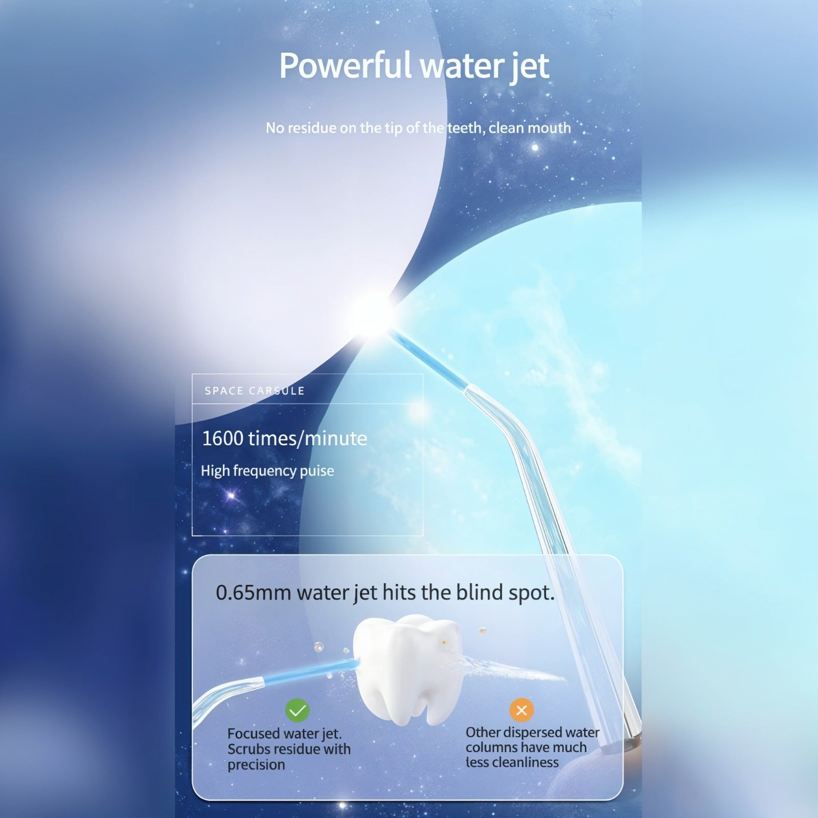 Features of Portable Oral Irrigator.