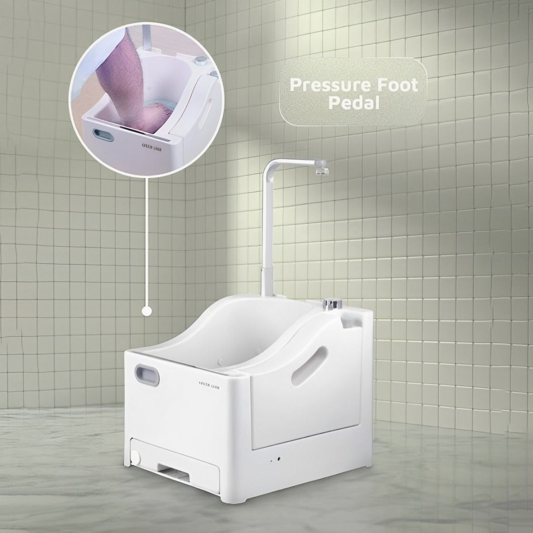 A Green Lion GWM-10 Portable Wudu Machine.