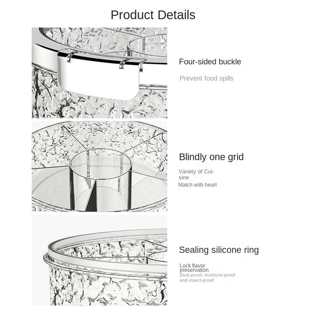 Product Details Of Press-Down Vacuum Fruit Plate.