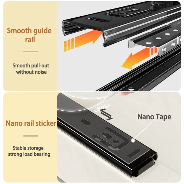 Pull-out Storage Rack for Kitchen Cabinets - Under Sink Organizers And Storage Drawer