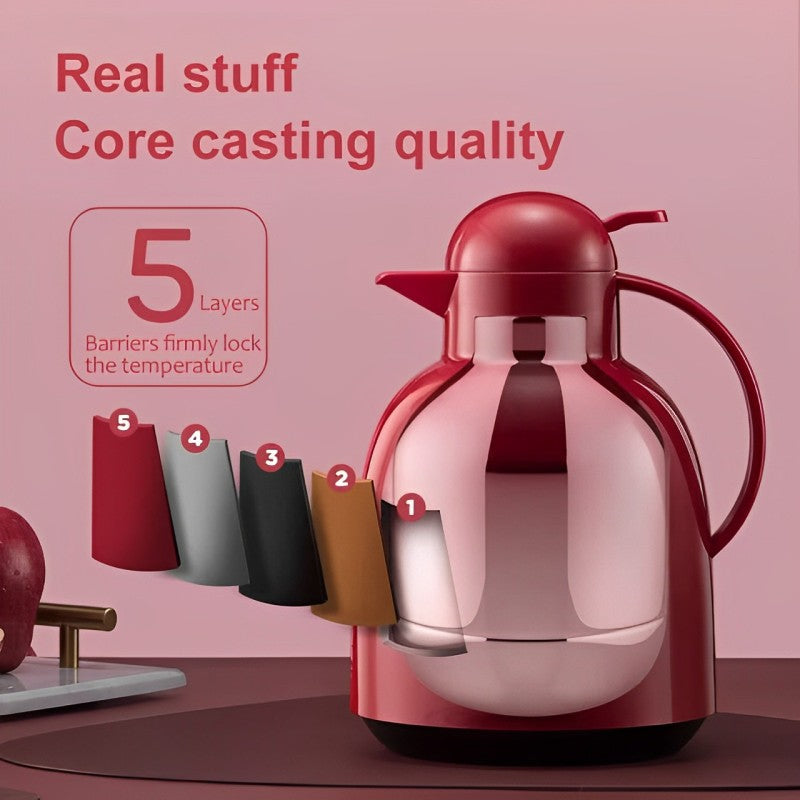 LED Temperature Display Vacuum Insulated Flask with 5 layers of barriers