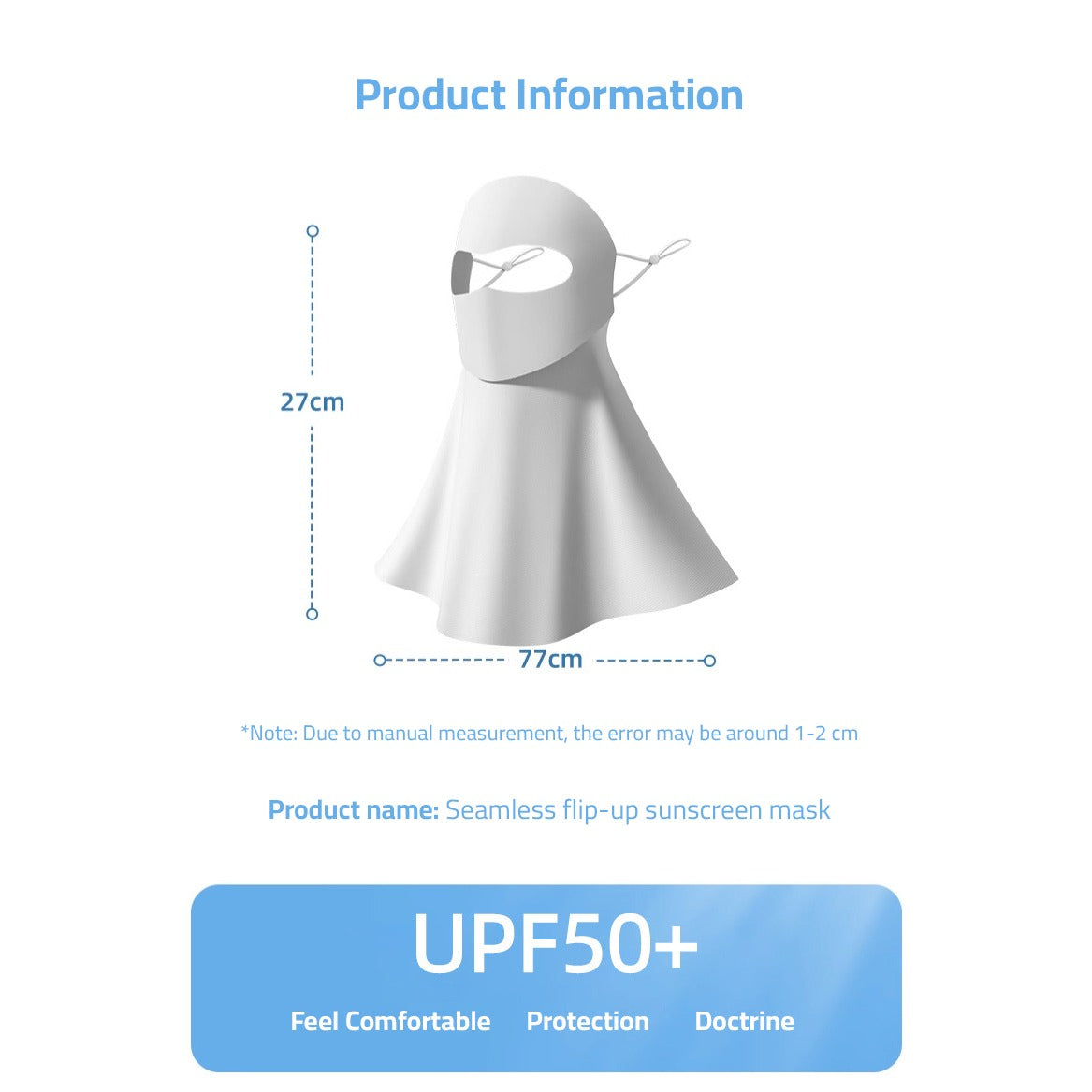 Product information of Face Sun Protection Mask