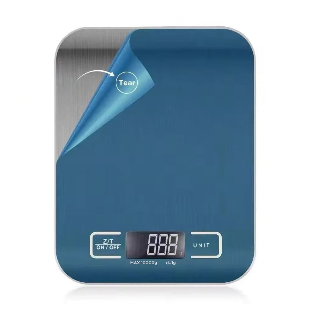 A 10 Kg/ 22 lbs Stainless Steel Digital Kitchen Food Scale.