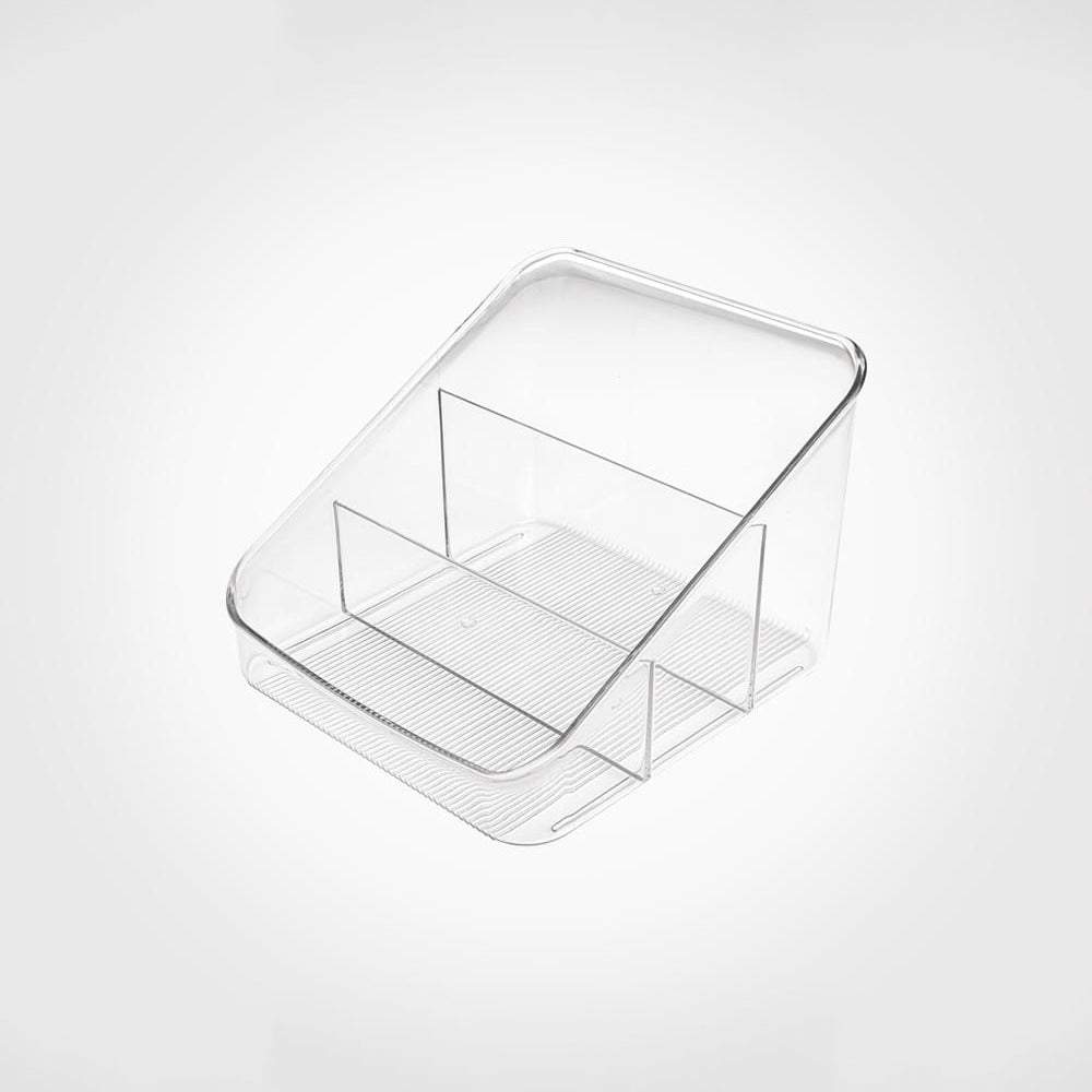 3-Section Clear Drawer Organizer.