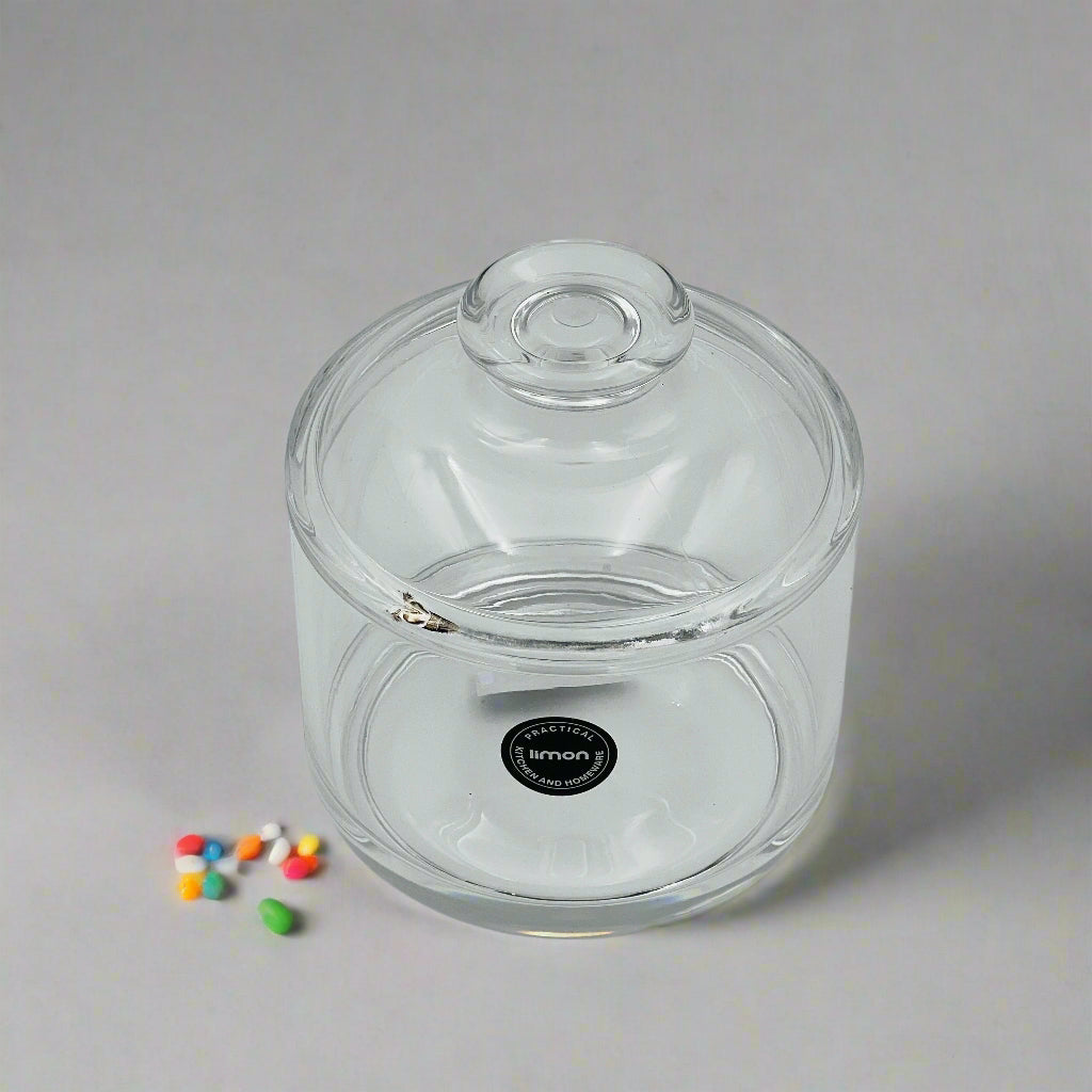 An Acrylic Chocolate Container.