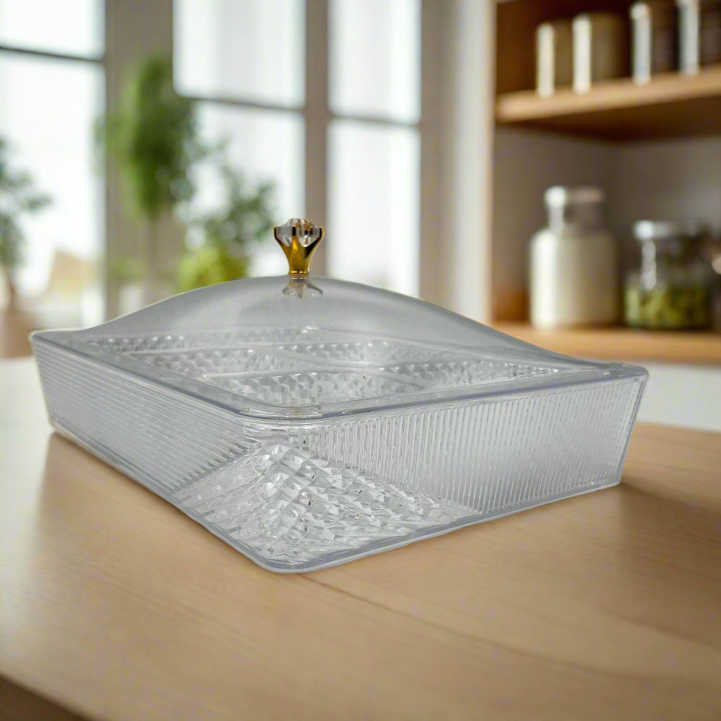 Candy Storage Box with Divided Sections.