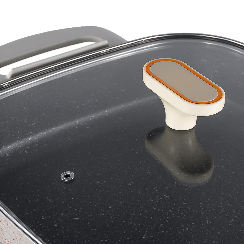 Parts Details Of 5.0L Electric Hot Pot Pan.