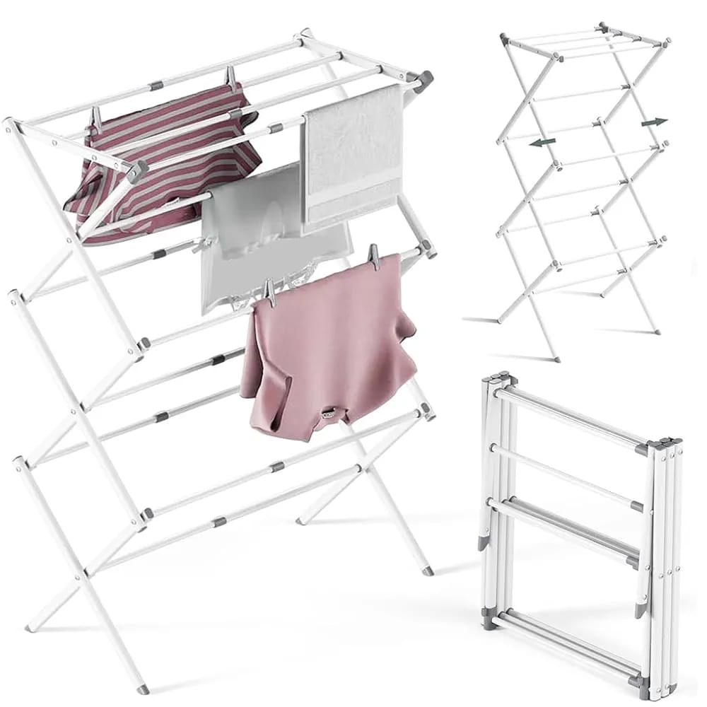 Foldable and expandable Drying rack