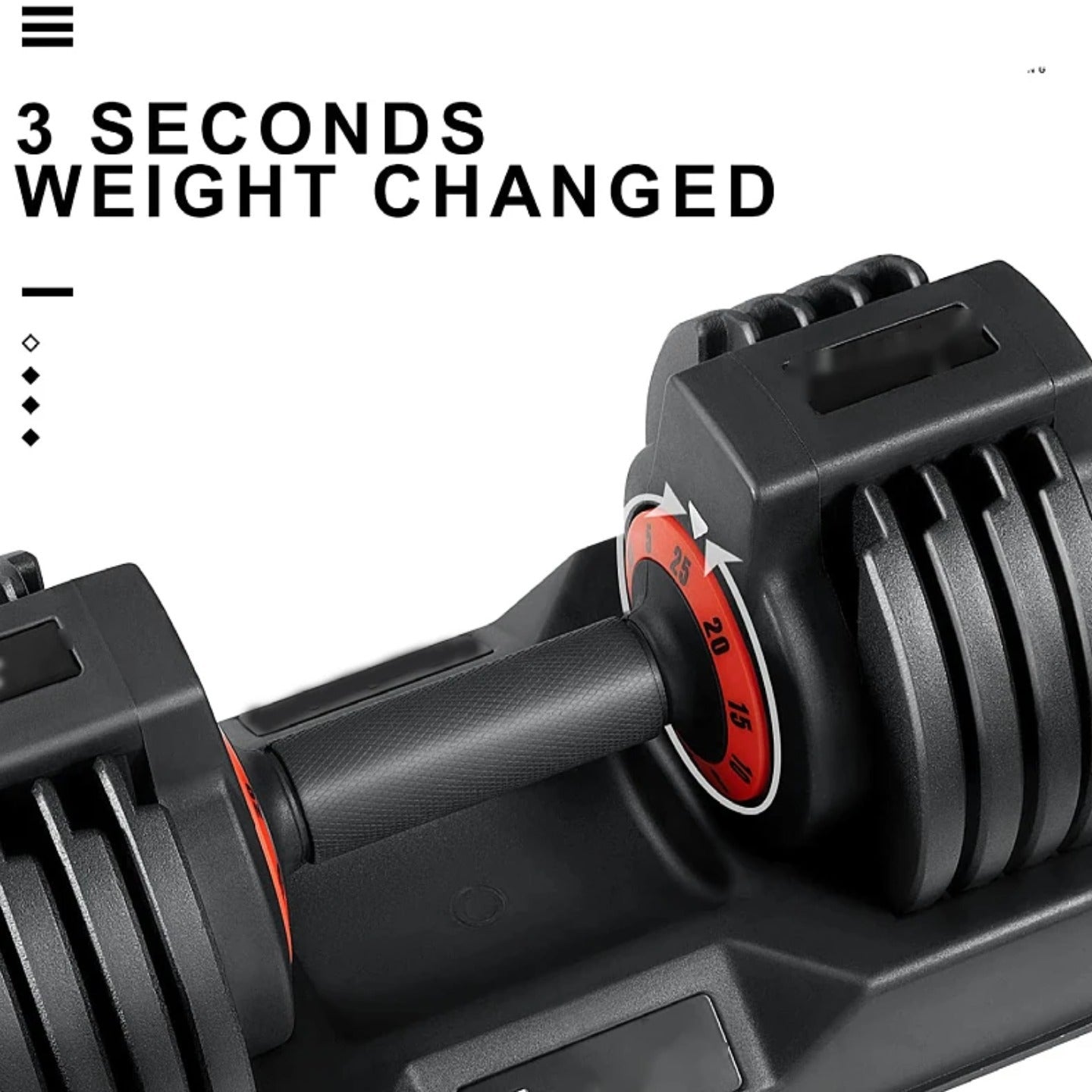3 seconds weigt changed adjustable dumbbell