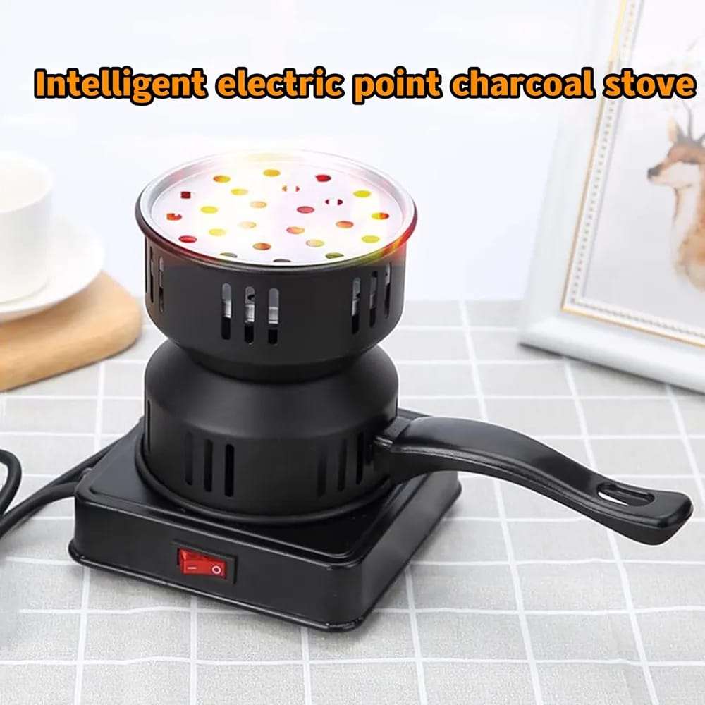 An intelligent electric point charcoal stove, which is an electric device used to heat charcoal quickly and safely