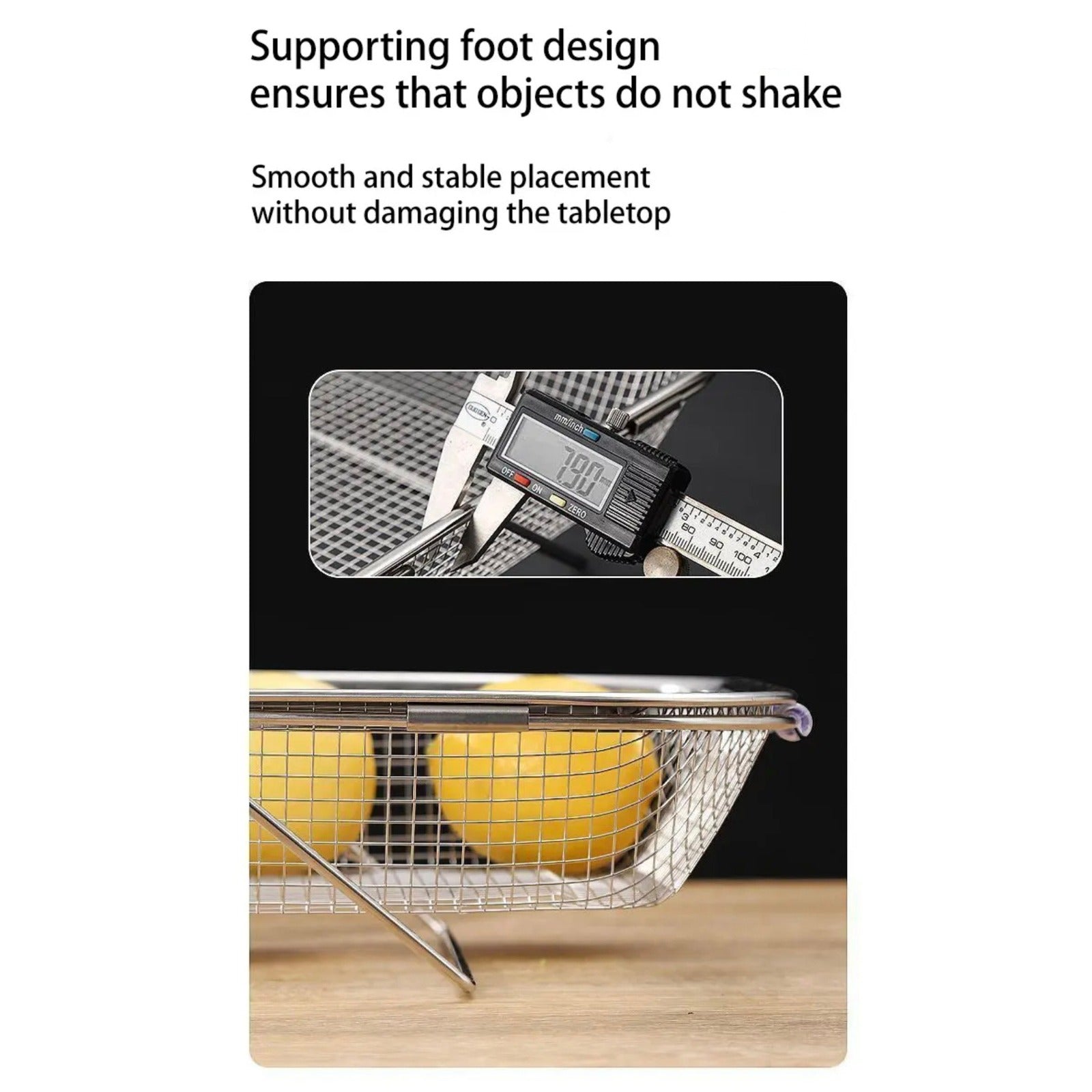 Foot Design Of Sink Drain Basket Colander.