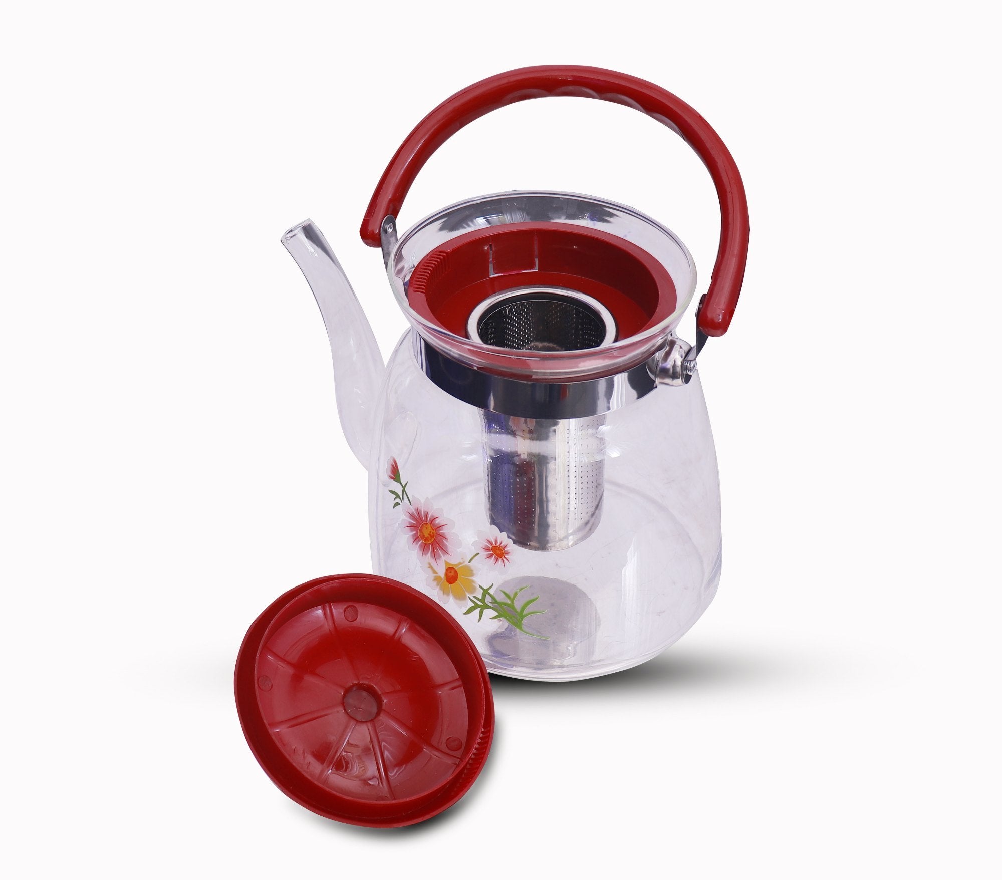 A Glass Tea Jug & Coffee Pot.