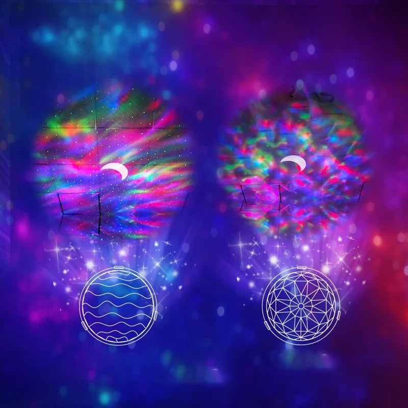 Image Shows the Lamp Patterns of Projection Qur’an Speaker.