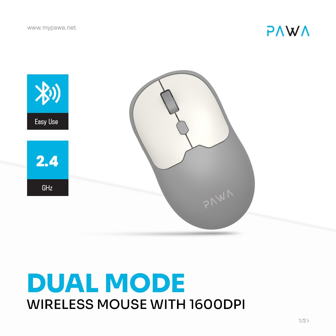 PAWA Dual Mode Wireless Mouse.