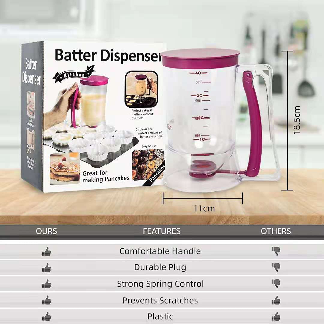 A Cake & Pancake Batter Dispenser with its Pack.
