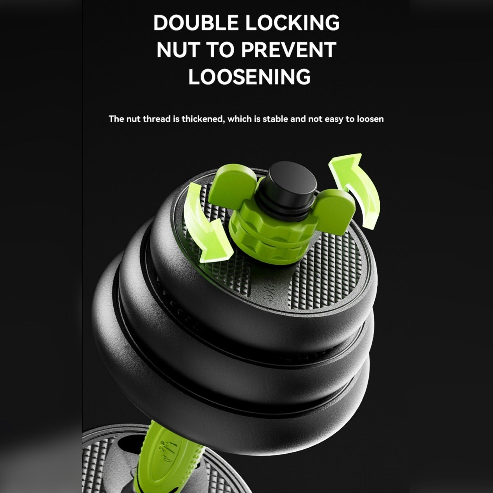 Parts Details Of 40Kg Adjustable Dumbbell Weight Set.