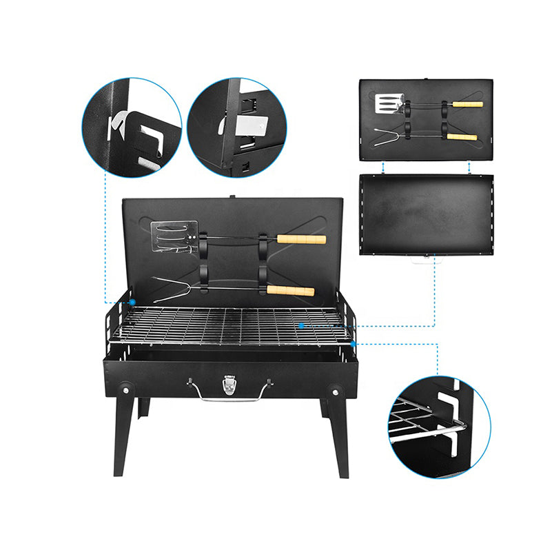 Parts Details Of Portable BBQ Grill.