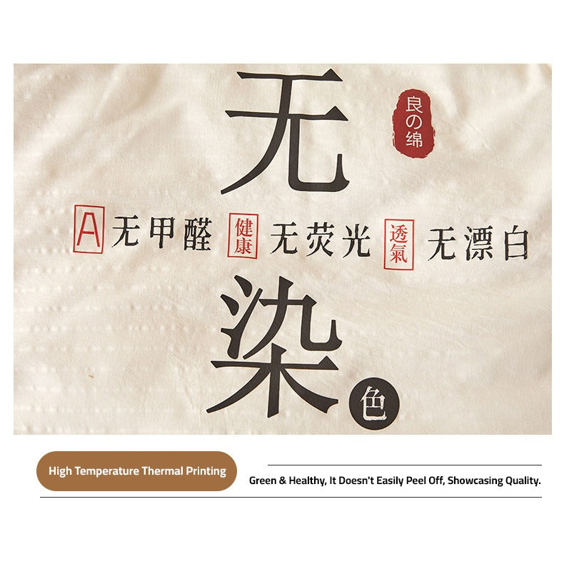 Printing Details of Ultra Soft Soy Fiber Comforter.