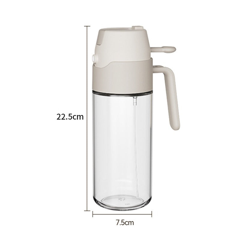Size Details of 550ml Oil Dispenser Spray Bottle.