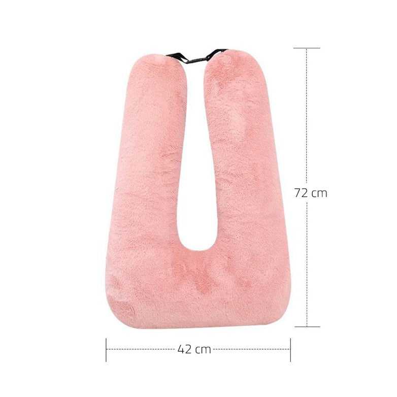 Size Of Soft U-Shaped Travel Neck Pillow.