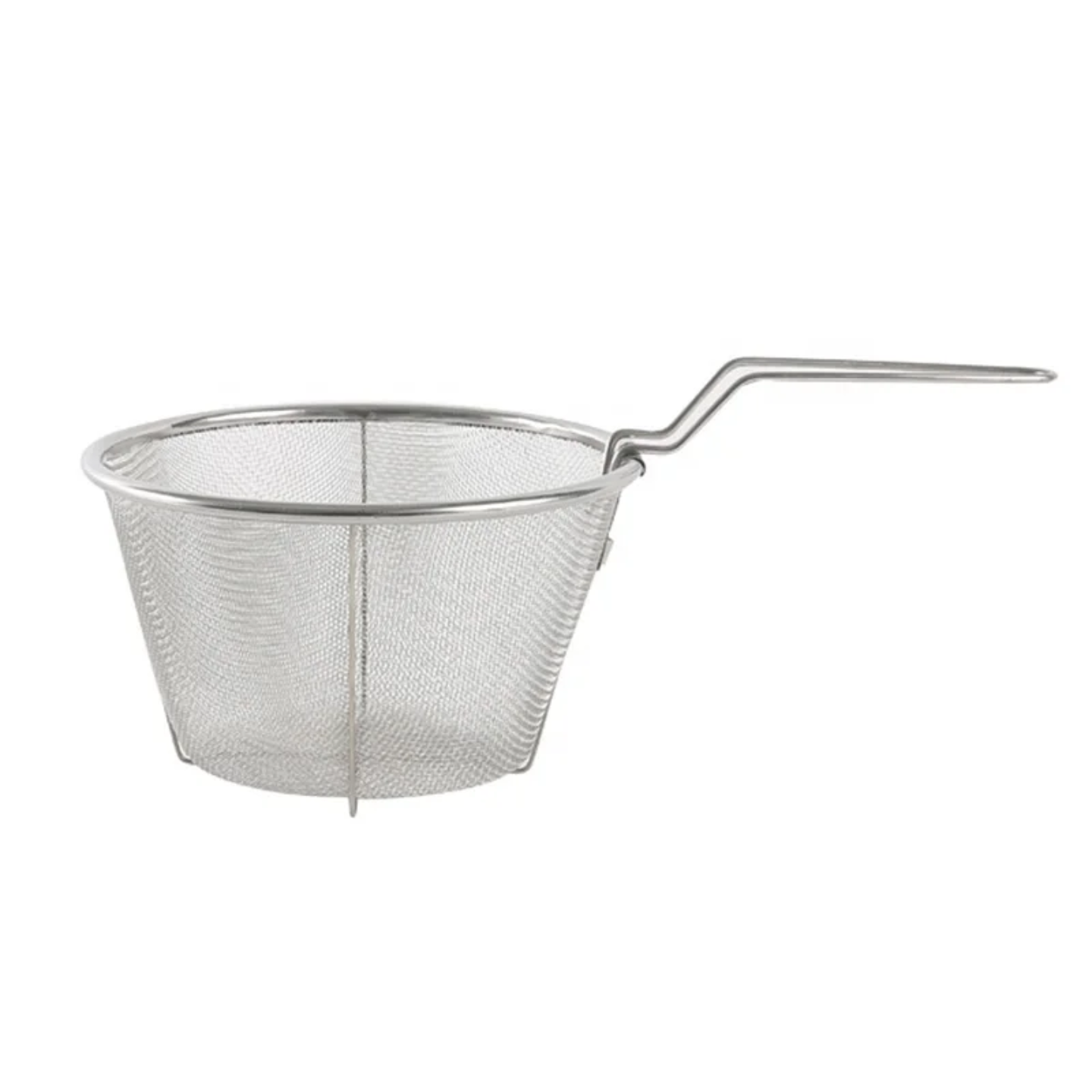 Stainless Steel Deep Fry Basket with Folding Handle