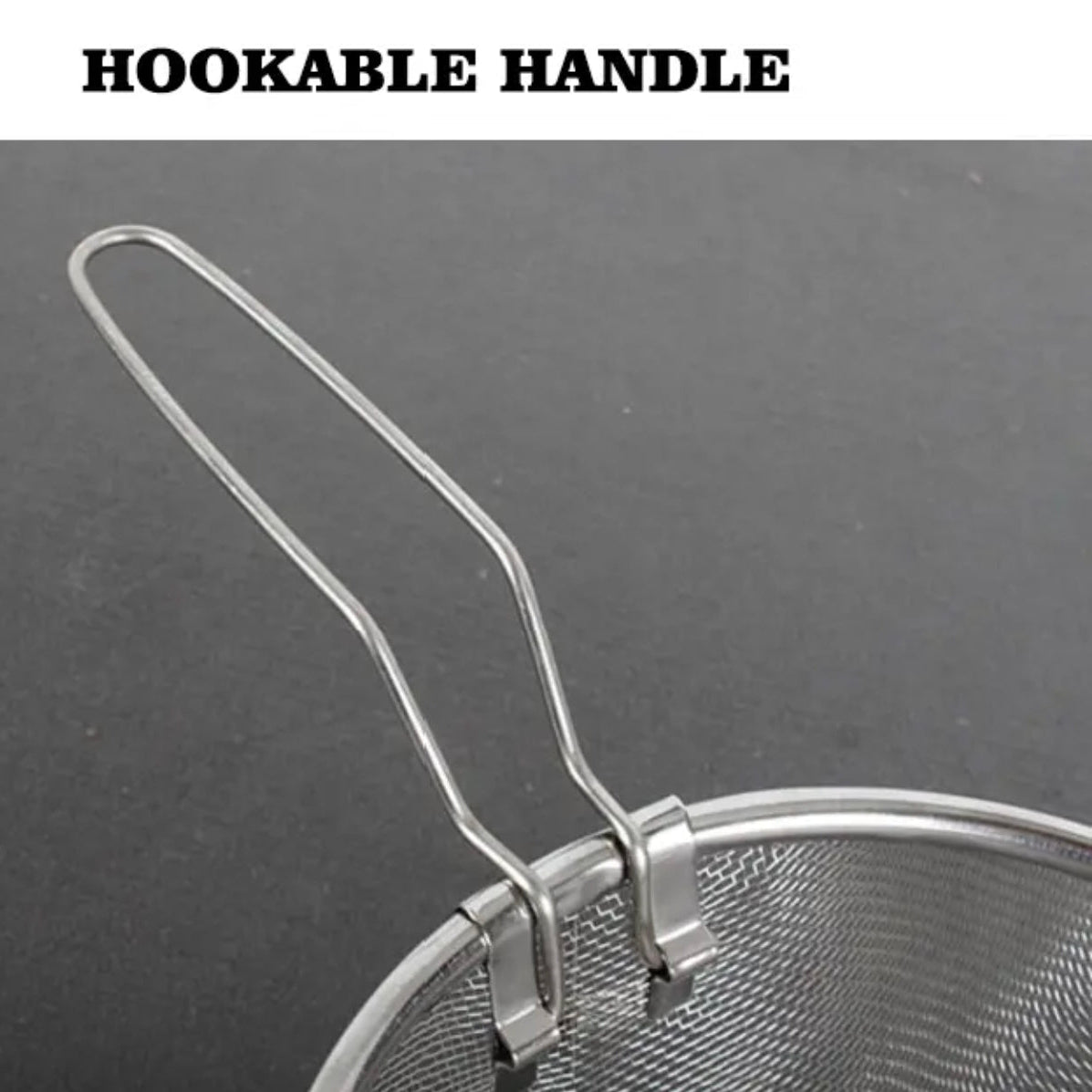 Hookable handle Deep Fry Basket