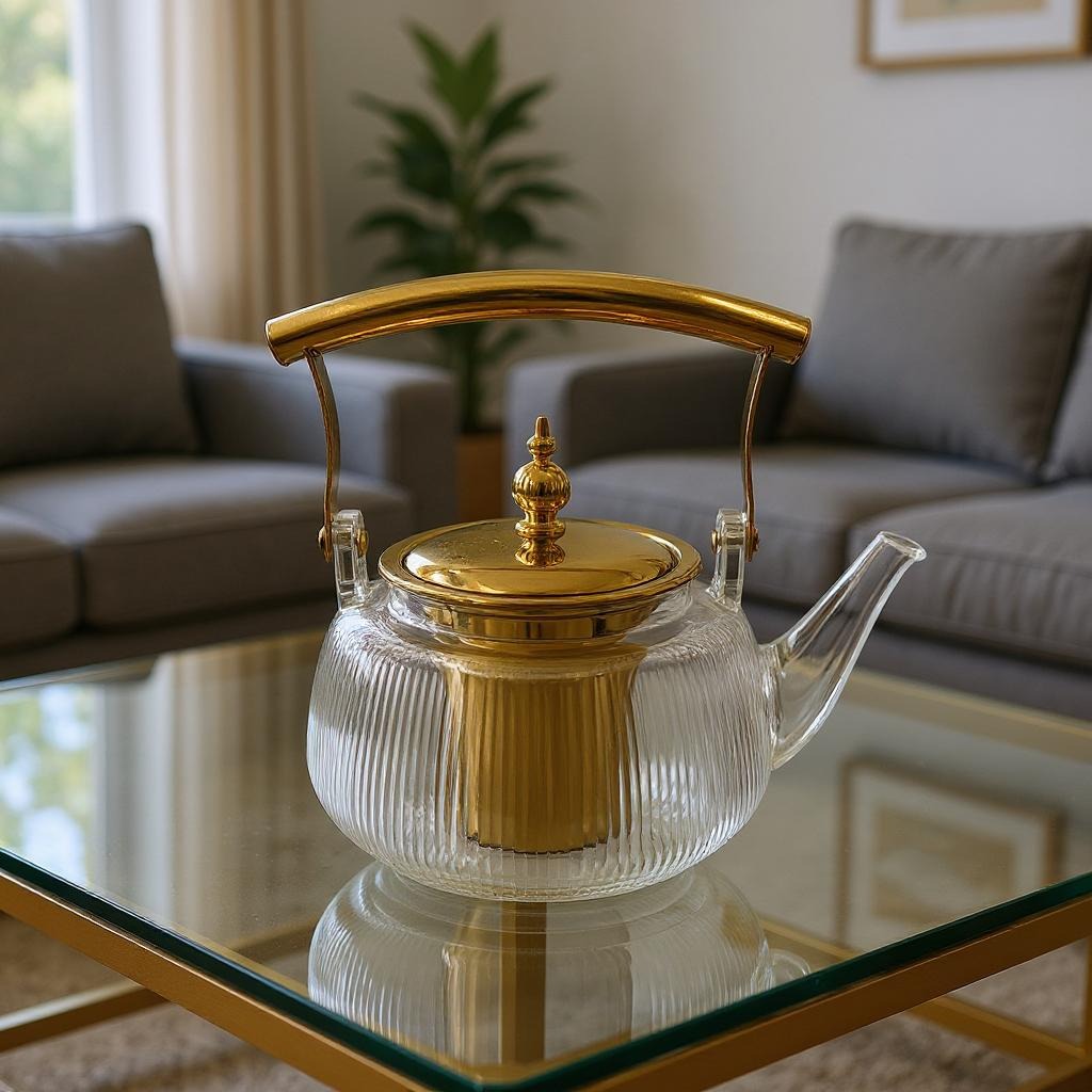 Glass Coffee Tea Pot.