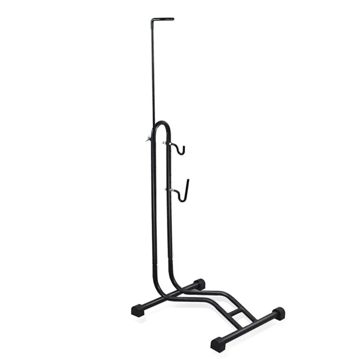A Vertical Bike Stand For Indoor Storage.