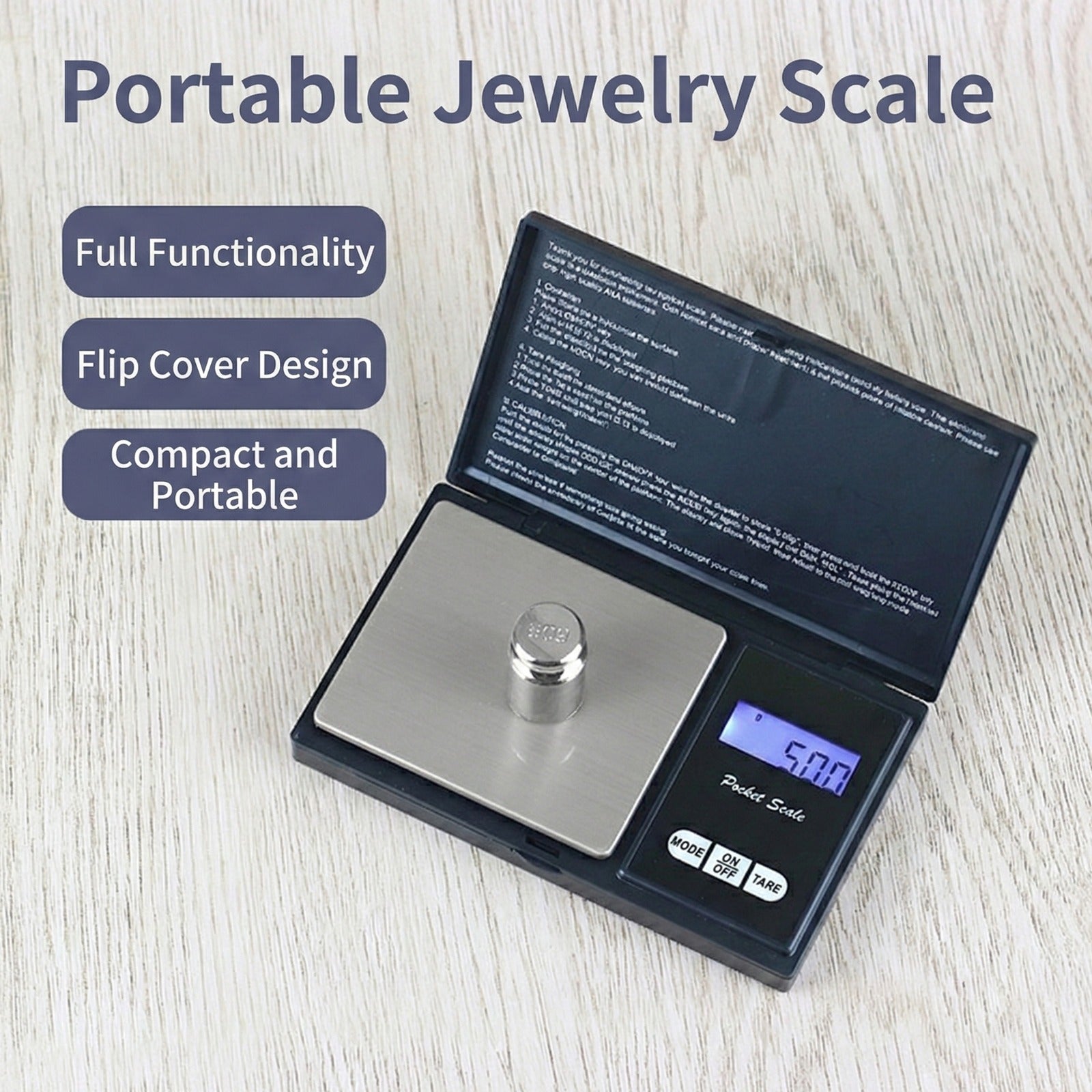 A Professional Digital Pocket Scale Holding Some Weight.