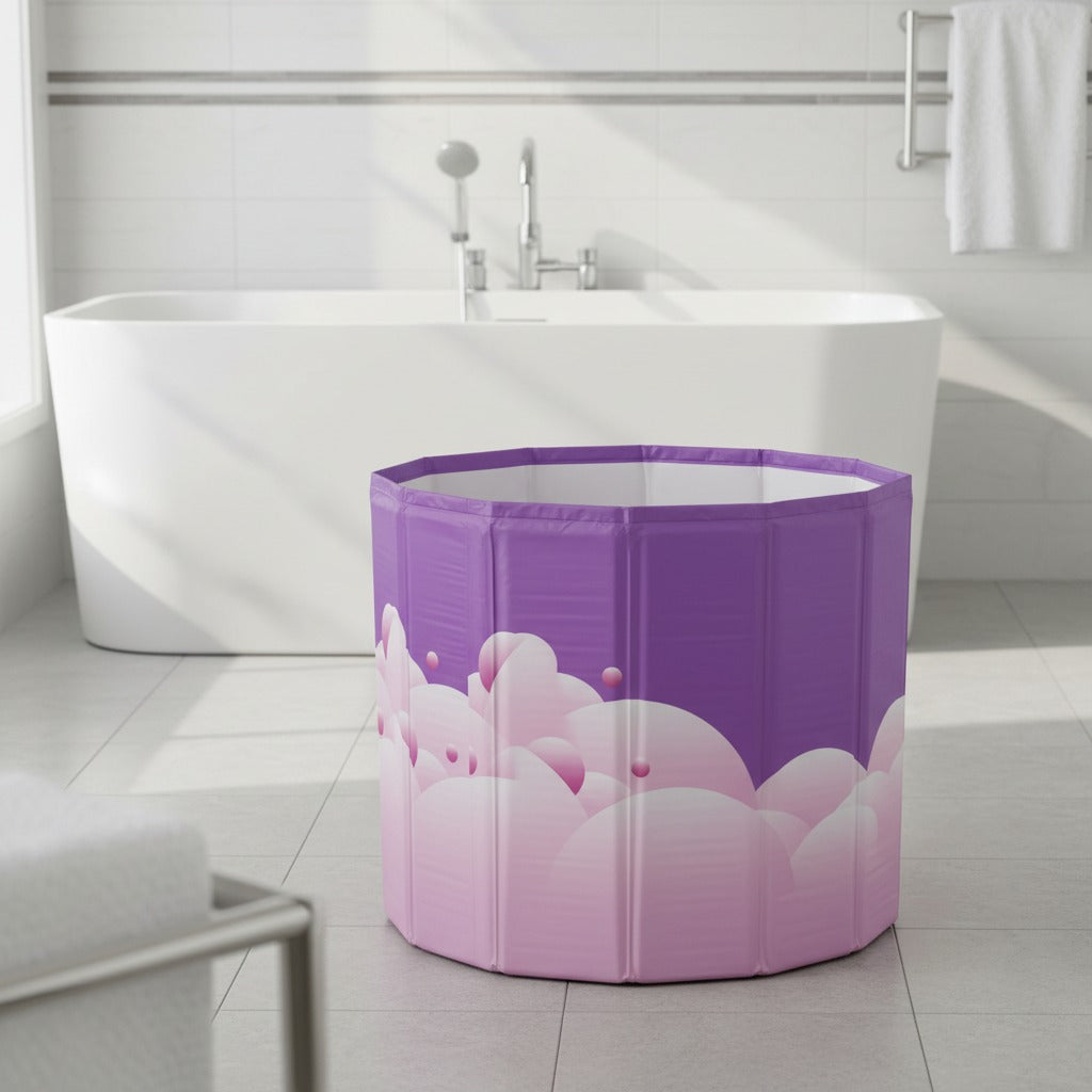 A portable adult bathtub.