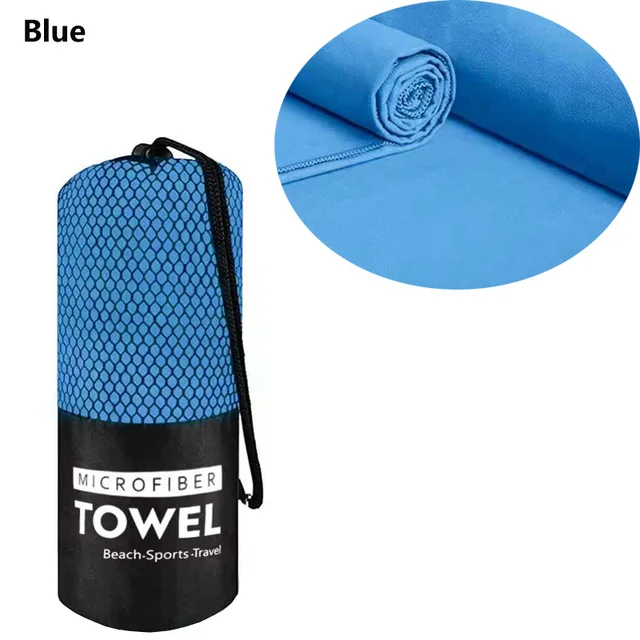 Rolled up 2-Pcs/Set Quick Dry Microfiber Towel