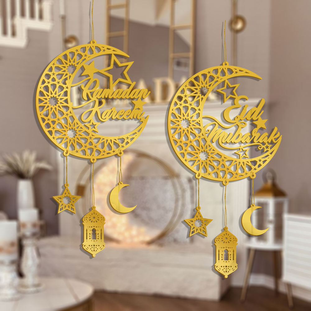 Two Different Variants of Ramadan & Eid Hanging Decor.