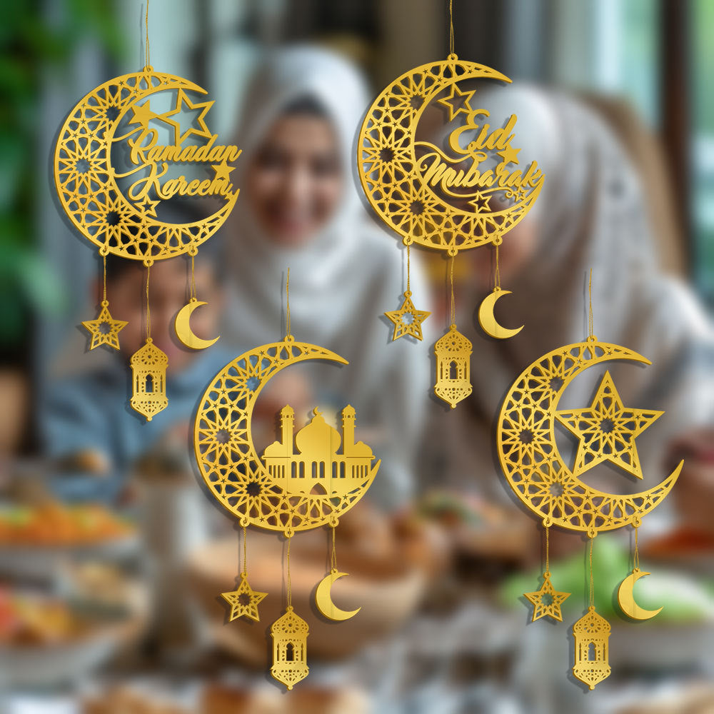 Different variants of Ramadan & Eid Hanging Decor.