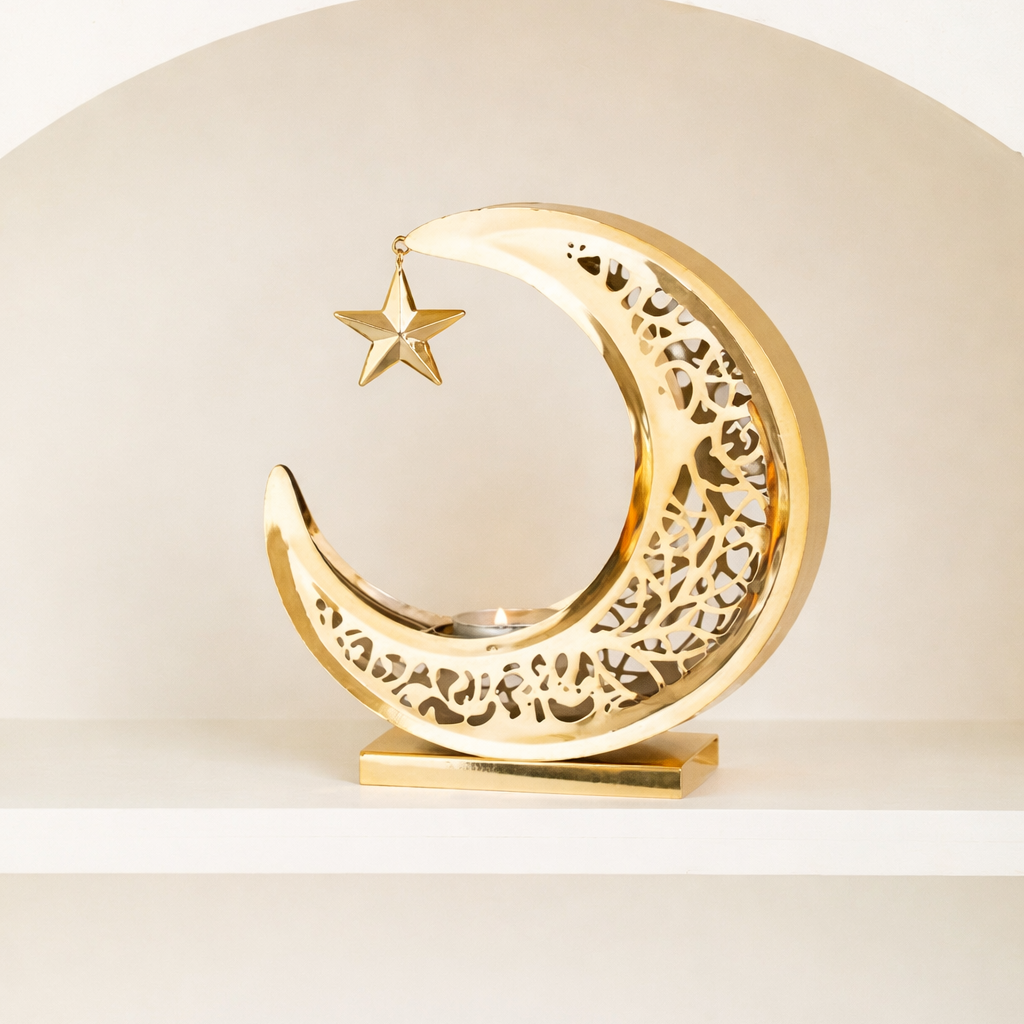 Ramadan Eid Moon Shaped Bhukoor Burner